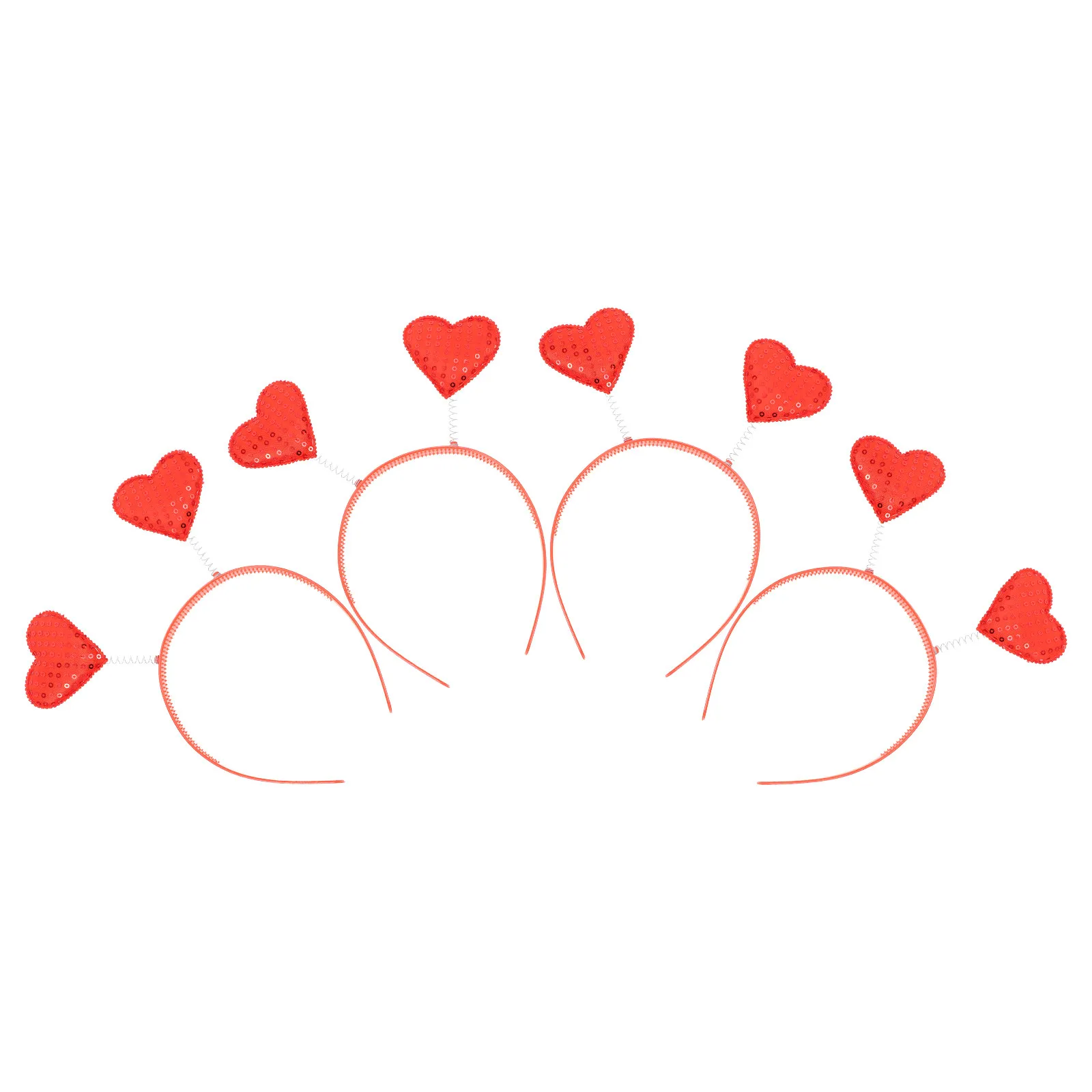 

Праздничная повязка на голову с сердечками ко Дню святого Валентина для женщин, аксессуар для вечеринок, костюмный головной убор, праздничная повязка для волос, реквизит для взрослых, украшение для головы