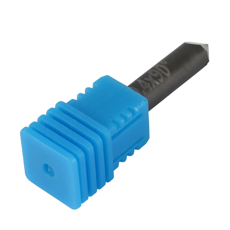 A77I 5X PCD เพชรแกะสลัก Bits แกะสลัก CNC แกะสลักหินคาร์ไบด์เครื่องตัดหินแกรนิตหินอ่อน D6xl40x90degreex0.4