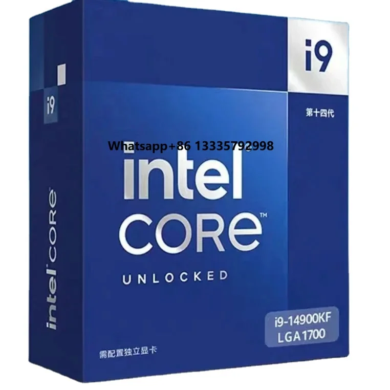 

Brand New High Performance Core Processor I9 14900KF CPU 24 Cores 32 Threads 36M L3 Cache for Desktop CPU Processors I9 14900KF