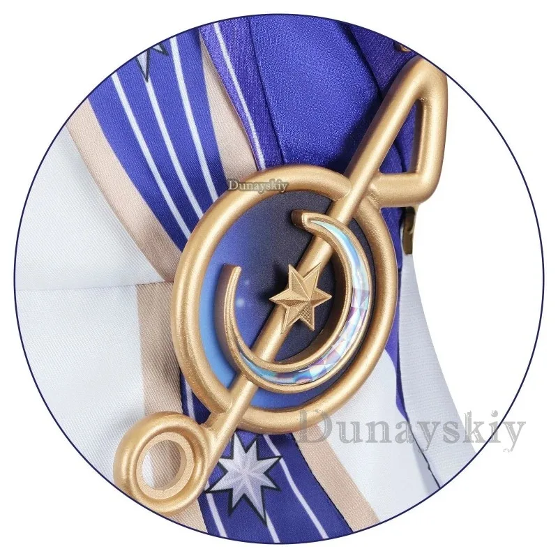 ชุดคอสเพลย์ตัวละครโรบิน เพนาโคนี นักร้อง จากอนิเมะเกม Honkai: Star Rail ปี 2025 พร้อมวิกผม ชุดยูนิฟอร์ม สำหรับงานปาร์ตี้ฮาโลวีน ชุดเดรสผู้หญิง