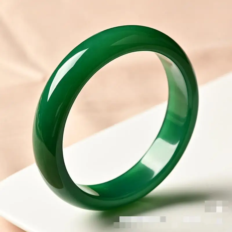 Certified Grade A 100% Natural Jadeite Jade Bracelet Women Bangle Genuine Burma Green Jade Bangles For Girlfriend Mom Gifts