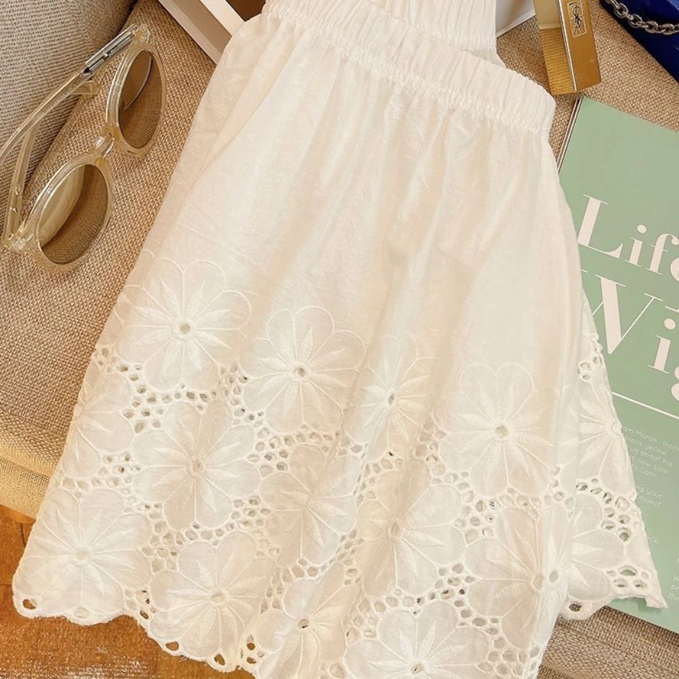 

Lace Underwear Women's Butt Covering Skirt White Dress Hoodie Layering Inner Wear Hip Covering Fake Hem Winter Half Skirt