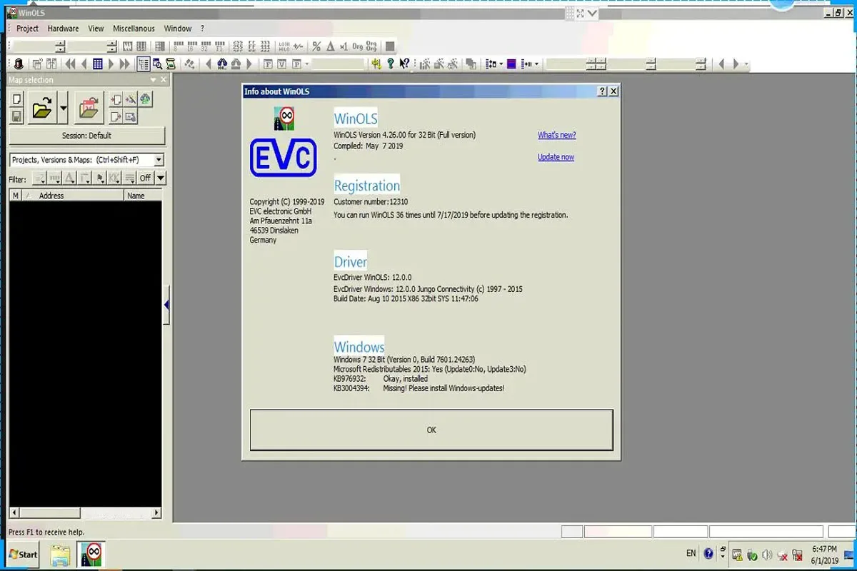 Winlos 4.26 مع 66 Plugins Checksum ECU إعادة رسم القراءة 2021 Damos File + Ecm titanium 1.61 + IMMO SERVICE TOOL V1.2 Software