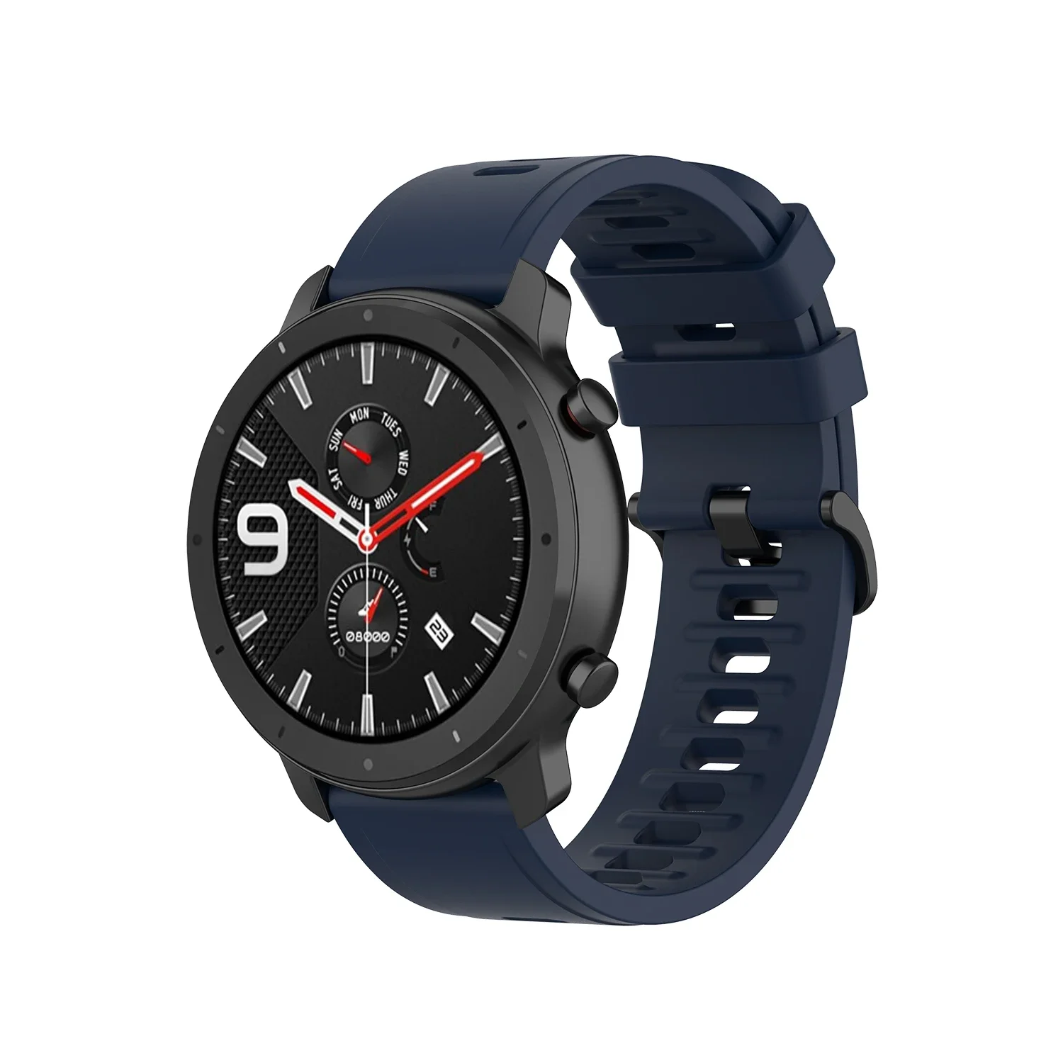Силиконовый ремешок 22 мм 20 мм для часов Amazfit GTR/Stratos/GTS Samsung 6 5 4 3, сменный браслет для часов Huawei 4/3/GT4-3-2 Pro