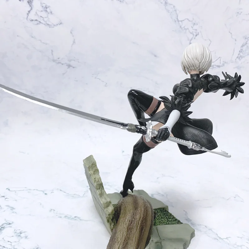 24cm artfx j nier automata yorha no.2 tipo b anime menina figura nier: automata ver1.1a 2b/9s/a2 figura de ação sexy modelo boneca brinquedos