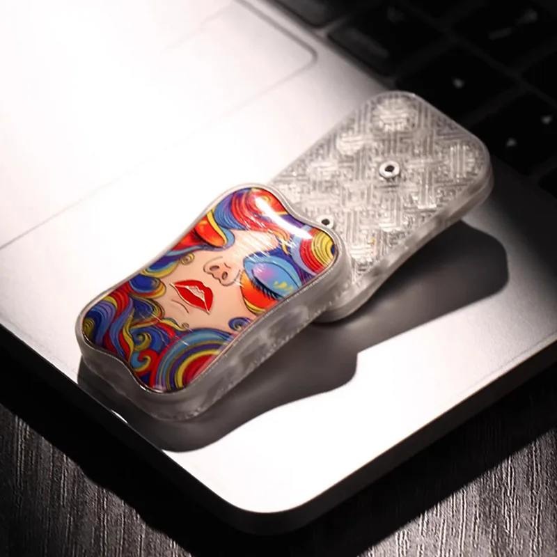 Arc-en-ciel fille illimité poussant curseur EDC Fidget jouets Anti-Stress tdah outil haptique curseur Fidget Spinner jouets cadeaux