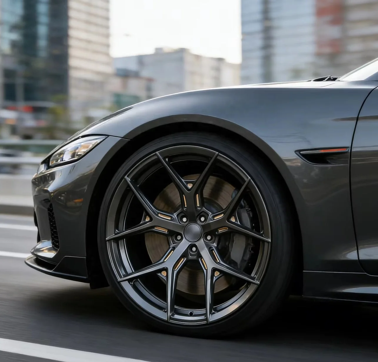 

ST WHEELS for HF-5 Light Weight Forged 5x120 5x112 5x130 5x114.3 for Mercedes for Tesla Model for Audi A4/A6