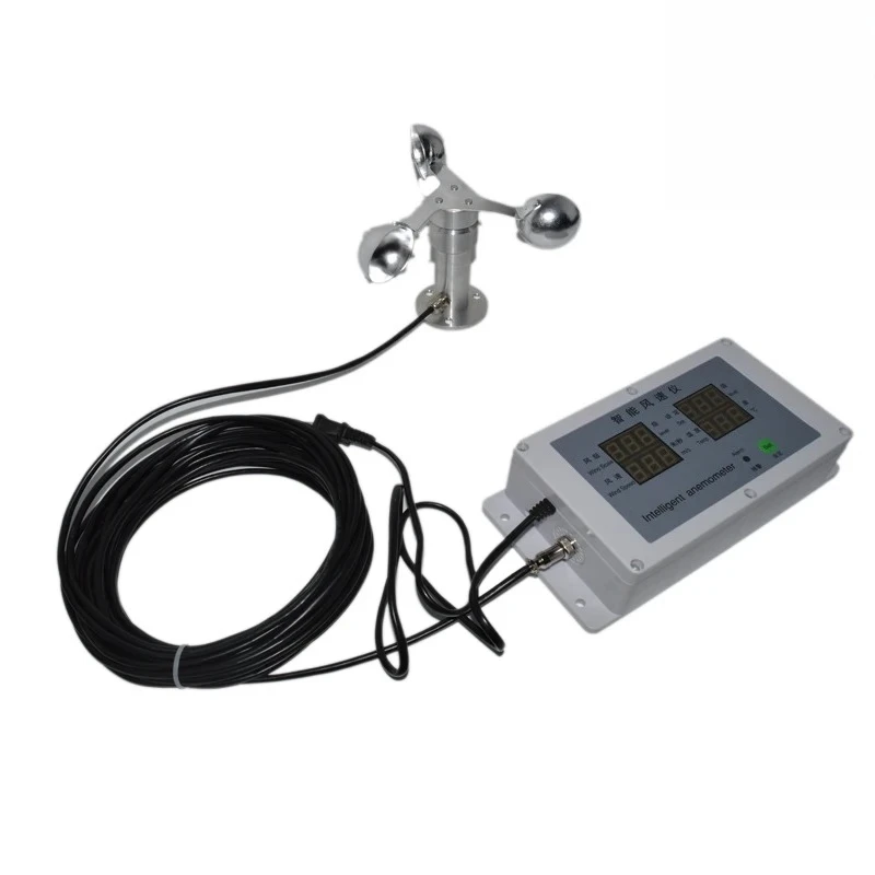 1pc The Tower Crane Tower Crane [Special] Anemometer Temperature Wind Anemometer Weather Construction Body Cup Anemometer