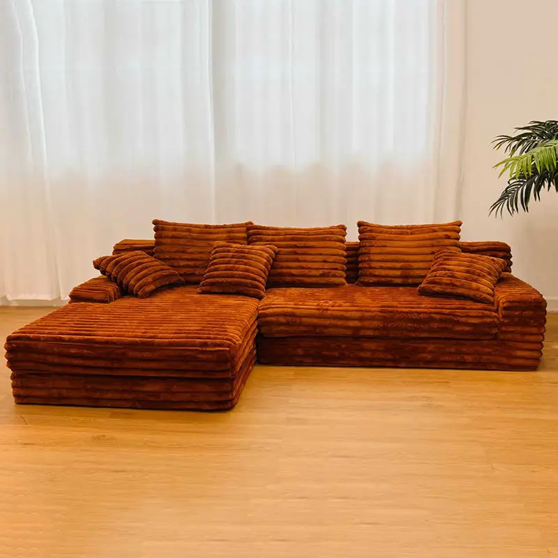 

Толстая полосатая вельветовая ткань, современный модульный секционный диван, диван, набор для дома, гостиной, квартиры, отеля