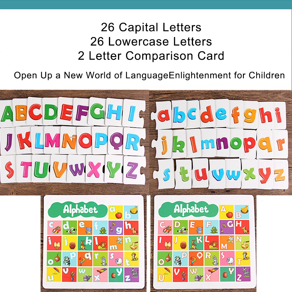 

Развивающая игрушка-головоломка с 26 английскими буквами, обучающая игра для детей по распознаванию букв, развивающий конструктор для малышей с английскими буквами