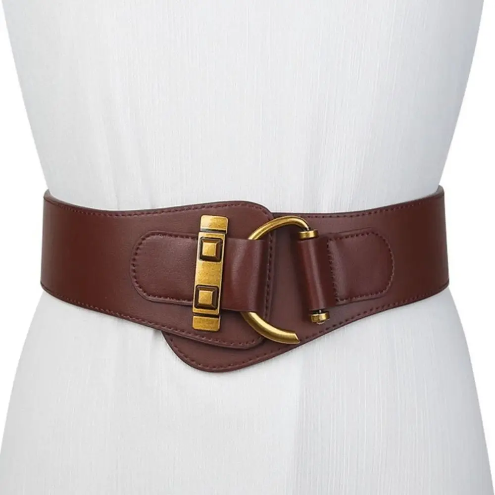 

Punk Solid Color Elastic Cummerbunds Tie Rope Elastic Corset Belt Waistband Slimming Wide Waist Corset Girl