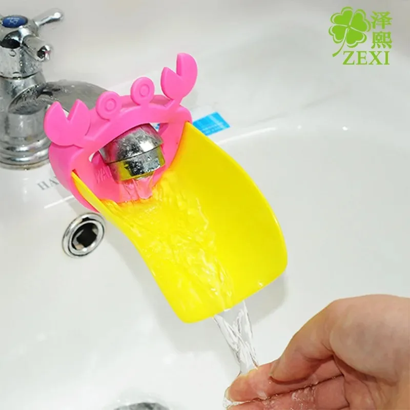 Faucet Extender Children's Hand-Washing Device Bao Bao Cartoon Silicone Extended Anti-Splash Lengthening Water Nozzle Guide Sink