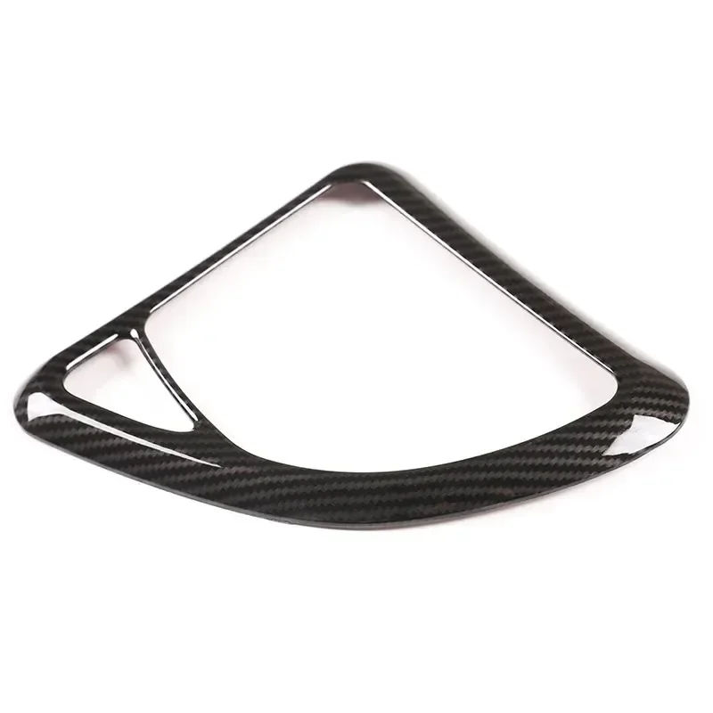 

ABS Carbon Fiber Car Central Control Gear Shift Lever Frame Cover Interior Car Accessories For BMW 1 Series E81 E82 E87 2007-11