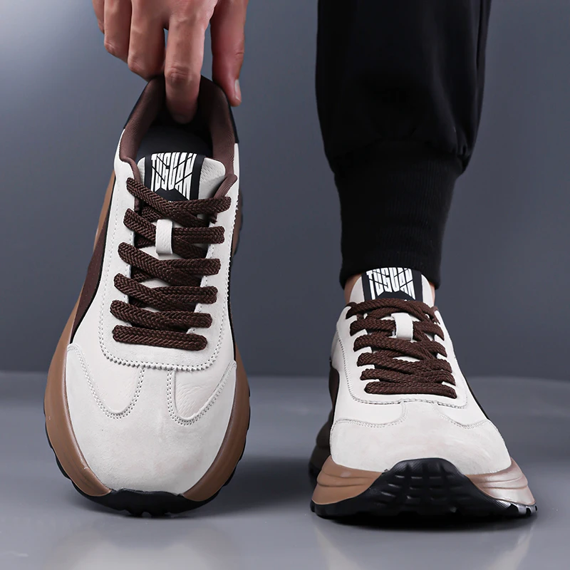 

High Quality Sports and Leisure Running Shoes Men Comfortable Walking Jogging Shoe Outdoor Hard-Wearing Training Shoes Mens