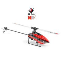 new Wl Xk K110S Upgraded Electric RC Helicopter Remote Control Six Way Single Paddle Non Aileron Brushless Toy for Adults