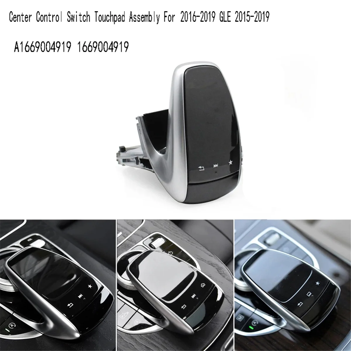 1669004919 Center Control Switch Touchpad Assembly for Mercedes GLS Class 2016-2019 GLE 2015-2019