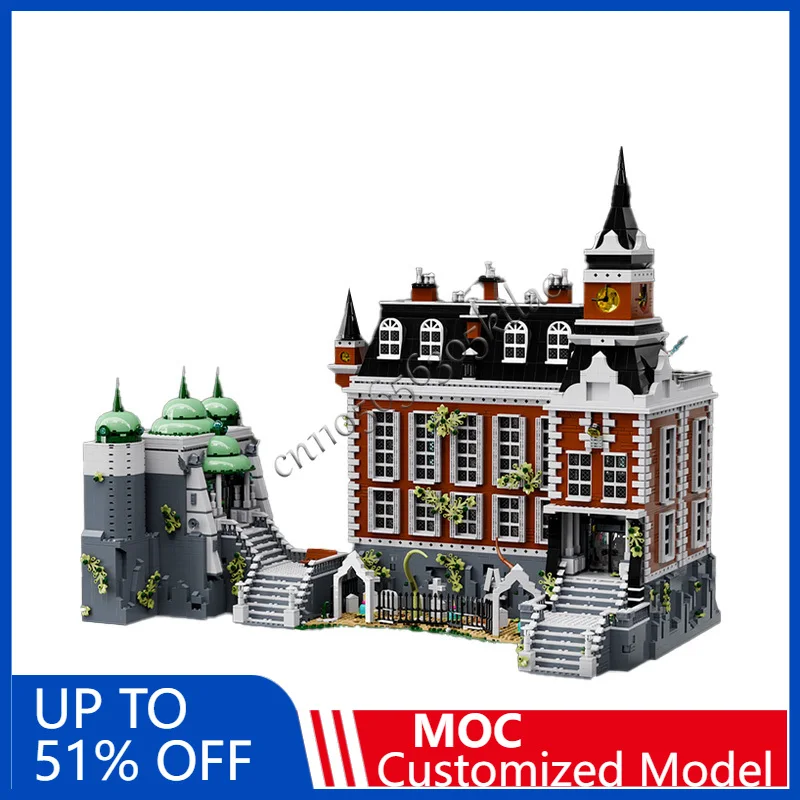 

8748 PCS Construction Arkham East Island MOC Customize Modular Building Block Brick Educational Popular DIY Holiday Toy Gifts