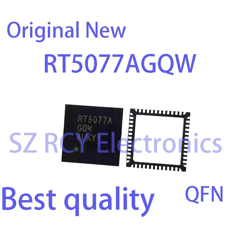(2-5 PZ) nuovo CHIP IC RT5077AGQW RT5077A QFN-52