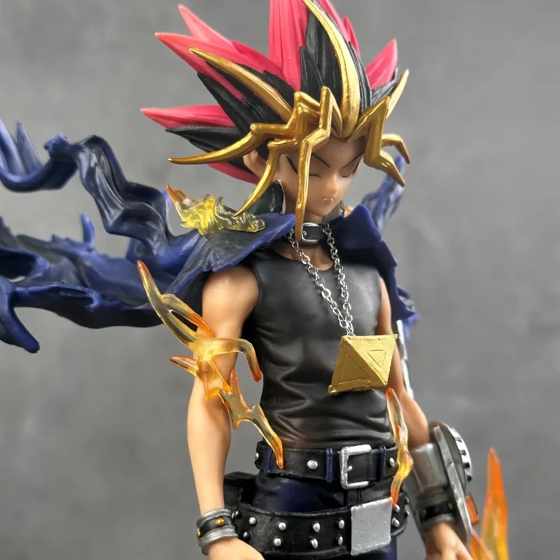 2025 28 cm Anime Duel Monsters Anime Figur Gk Yugi Muto Puppe 2 Köpfe PVC Statue Modell Sammeln Dekoration Spielzeug Weihnachten geschenk – Detail 11