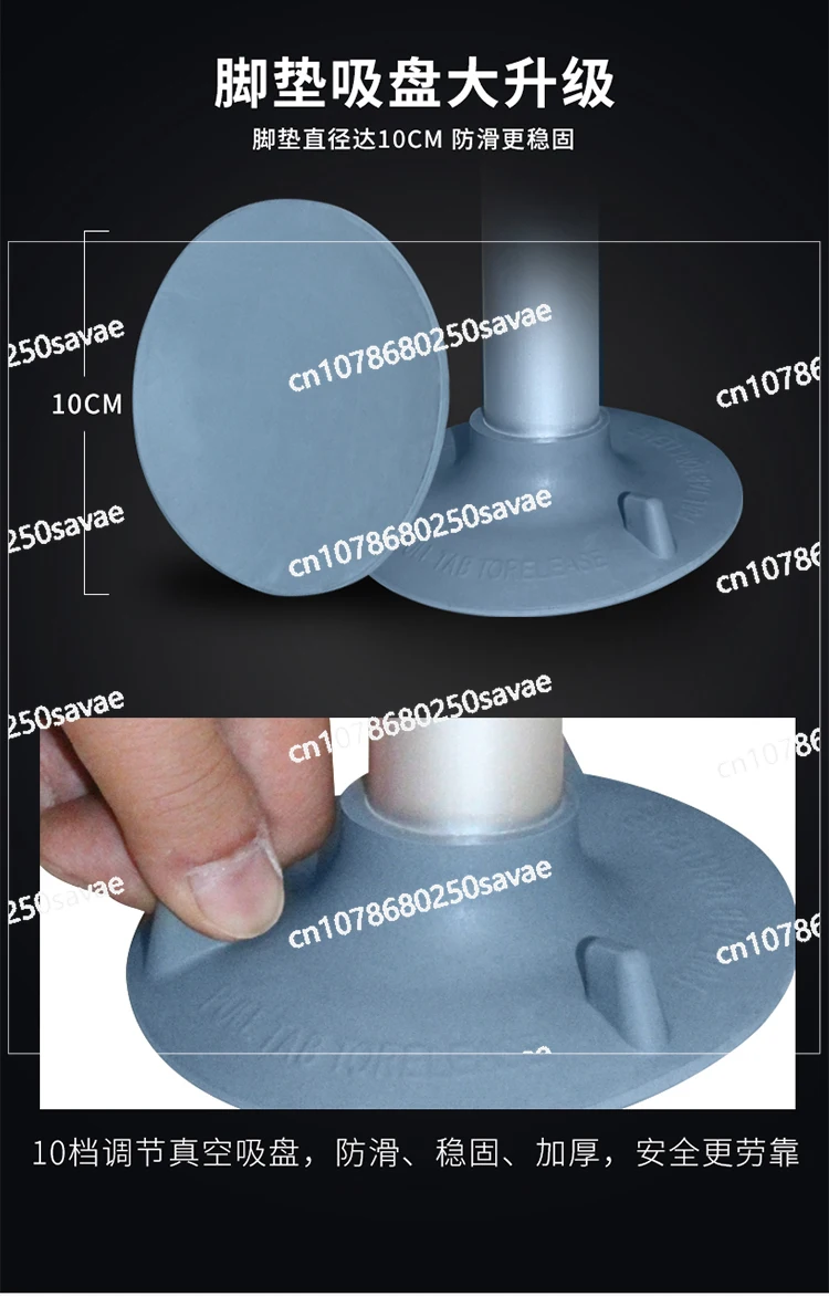 Tub Transfer Bench and Sliding Shower Chair Made of Heavy Duty, Non Slip Aluminum Body, Plastic Seat with Adjustable Seat