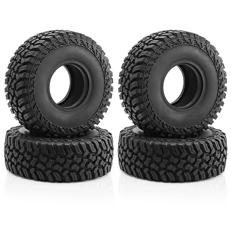 

4PCS 118mm 1.9" Soft Rubber Tire Wheel Tyre for 1/10 RC Crawler Car Axial SCX10 II III Capra Trxs TRX4 RC4WD D90 Redcat MST
