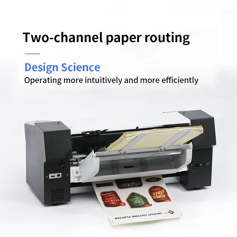 A3 330mm Sticker Cutting Plotter Die Cutting Machine with Automatic Continuous Paper Feeding for Camera Profile