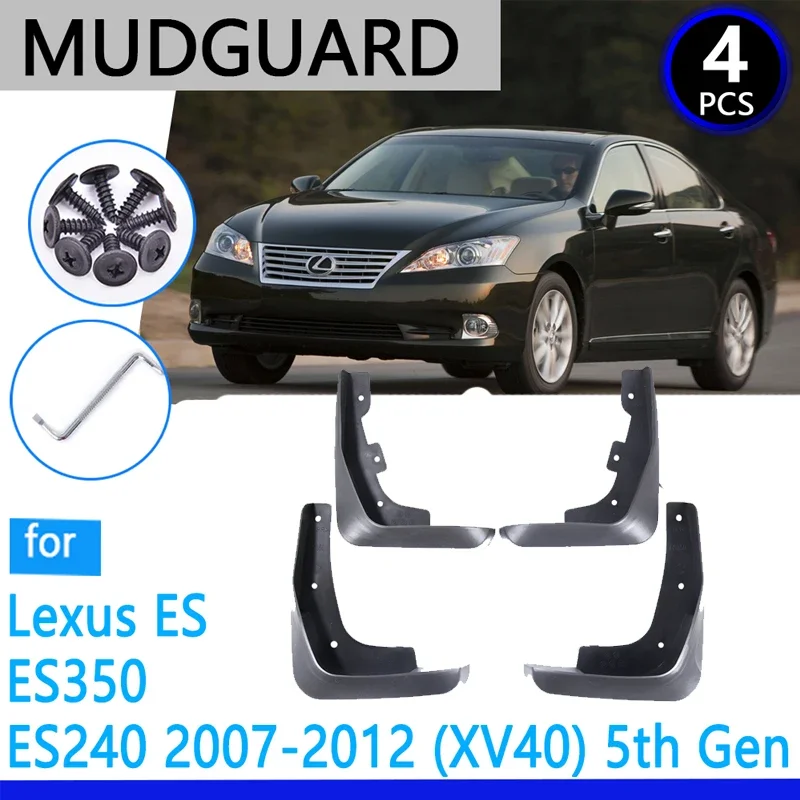 

Mudguard for Lexus ES ES350 ES240 XV40 2007~2012 2008 2009 2010 2011 Car Accessories Mudflap Fender Auto Replacement Parts