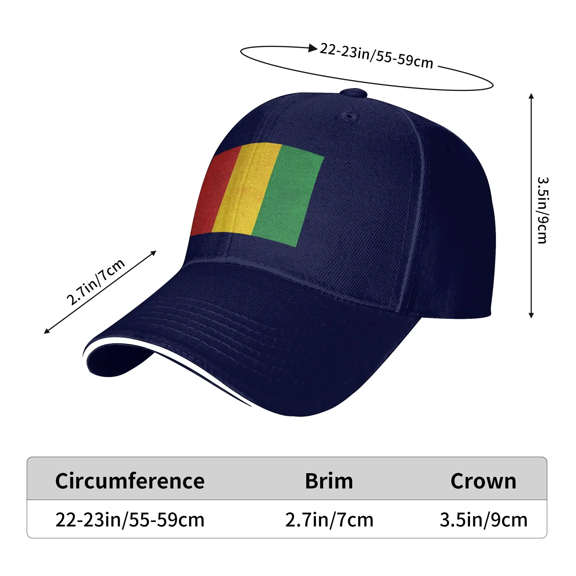 Jamaican Reggae Rasta Lion Jamaica Flag Cap Baseball Caps Adjustable Hat Hip Hop Summer Unisex Baseball Hats Customizable