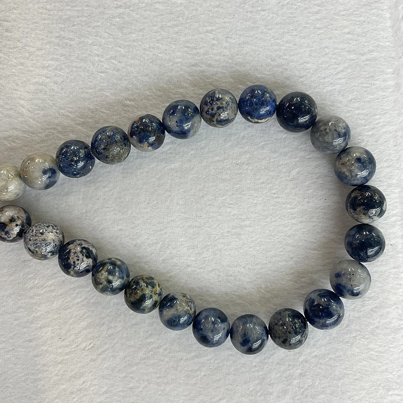 12/14mm Natural Blue Spinel Gemstone Beads Round Loose Beads DIY Bracelet Necklace Natural Stone Beads for Jewelry Making