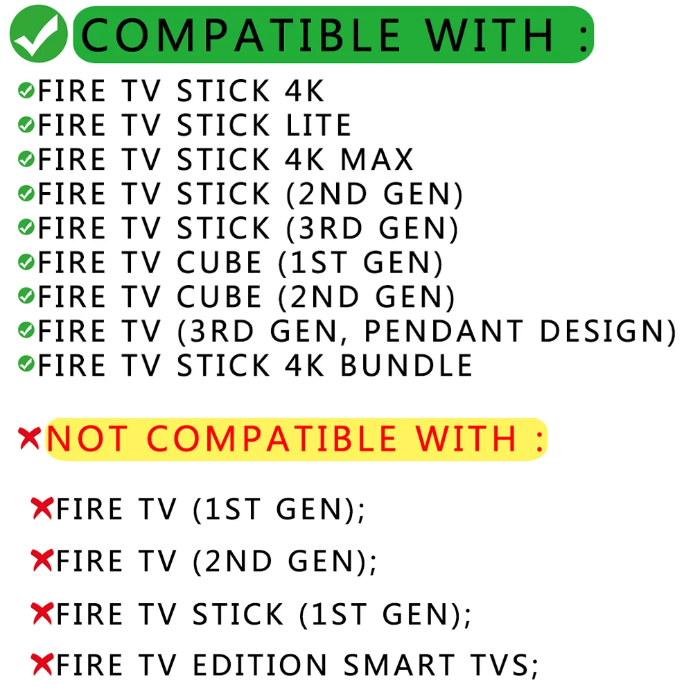 Replacement Voice Remote Controller for Smart Fire TV Stick 3rd Gen Fire TV Cube Fire TV Stick Lite 4K with AMZO Music Button