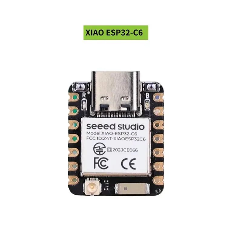 

Well Made-For XIAO ESP32C6-2.4 Ghz Wifi 6,Bluetooth 5.3 For Zigbee Thread (802.15.4),ESP Rain Maker, AWS Iot, Microsoft Azure