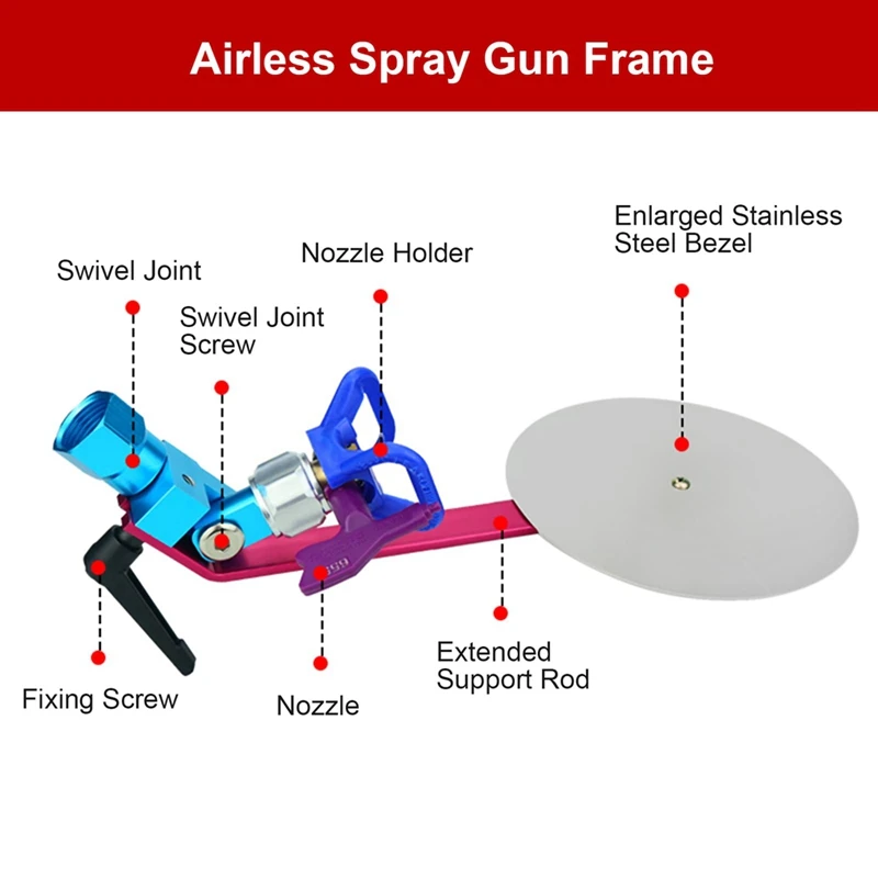 Airless Spray Guide Spray Tool Paint Accessory Extension Airless Paint Sprayer Nozzle 315 Tip