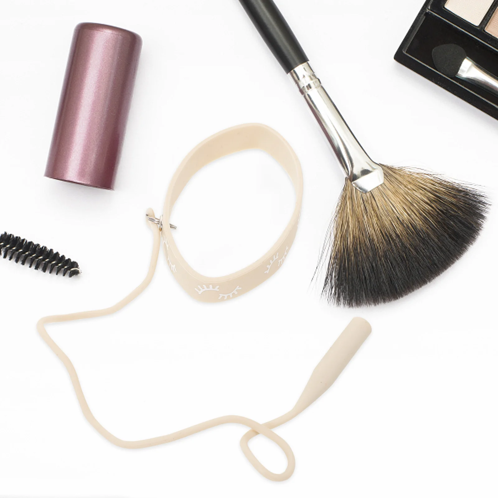 

Lash Tweezer Holder Silicone Wristband For Eyelash Extensions Anti-Slip Grip Professional Makeup Tool Accessory