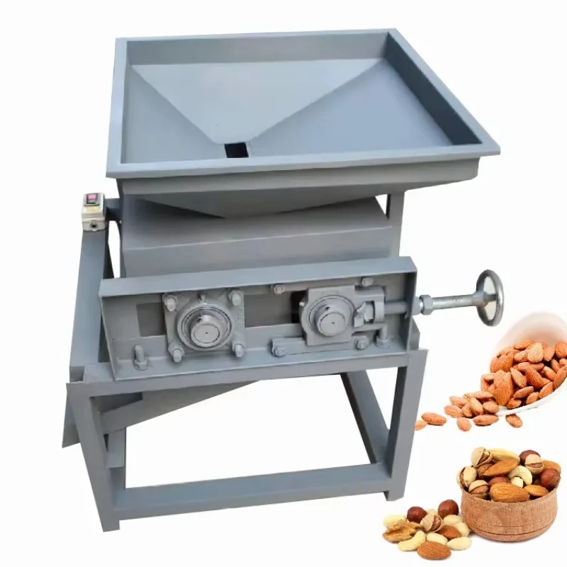 

Small Almond Nuts Cracking Shelling Machine Almond Dehuller Machine