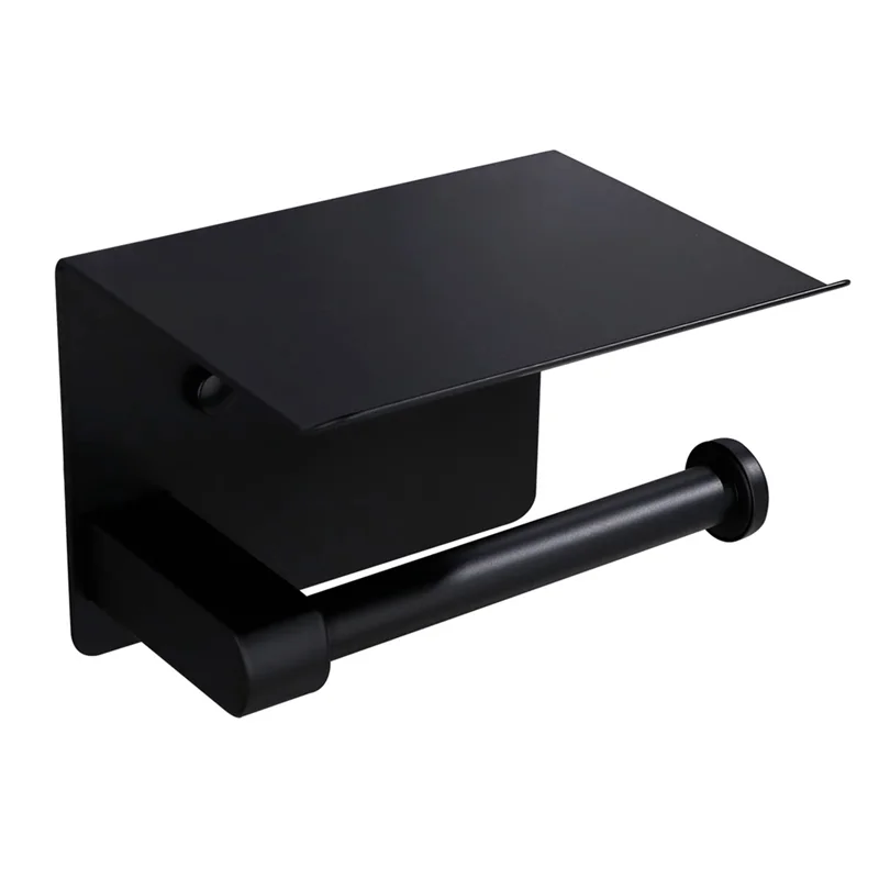 

RANA цельный держатель для туалетной бумаги, настенный держатель для бумаги для ванной комнаты с держателем для телефона, держатель для салфеток с полкой-органайзером