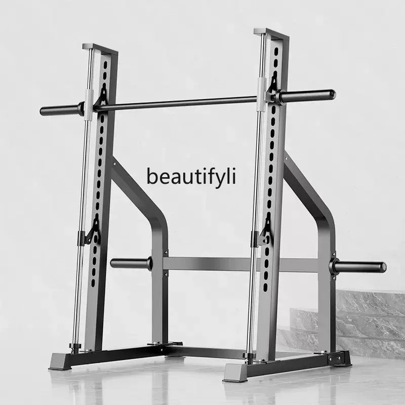 Multifunctional Bench Press Rack Weightlifting Bed Bench Press Squat Integrated Rack Barbell Rack Household