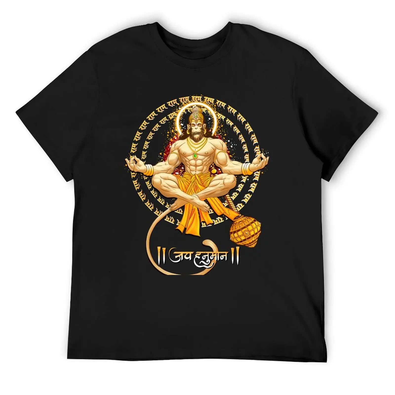 Ram Dut Hanuman T-Shirt quick drying summer tops mens cotton t shirts