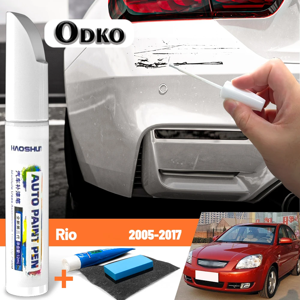 

Карандаш для ремонта царапин на автомобиле, воск для ухода за краской, средство для удаления царапин для Kia Rio 3 4 2005-2017 2010 2011 2012 2013 2014 2015