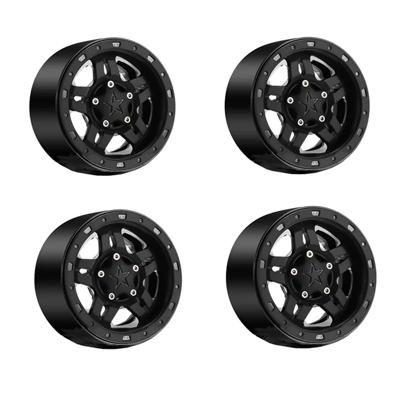 4 pezzi di plastica Beadlock 2.2 cerchioni del mozzo della ruota per 1/10 RC Crawler Car Axial SCX10 Wraith Capra RR10 Traxxas TRX4 D90