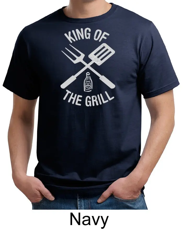 King of the Grill Organic T Shirt KINGOFGRILL PC50ORG