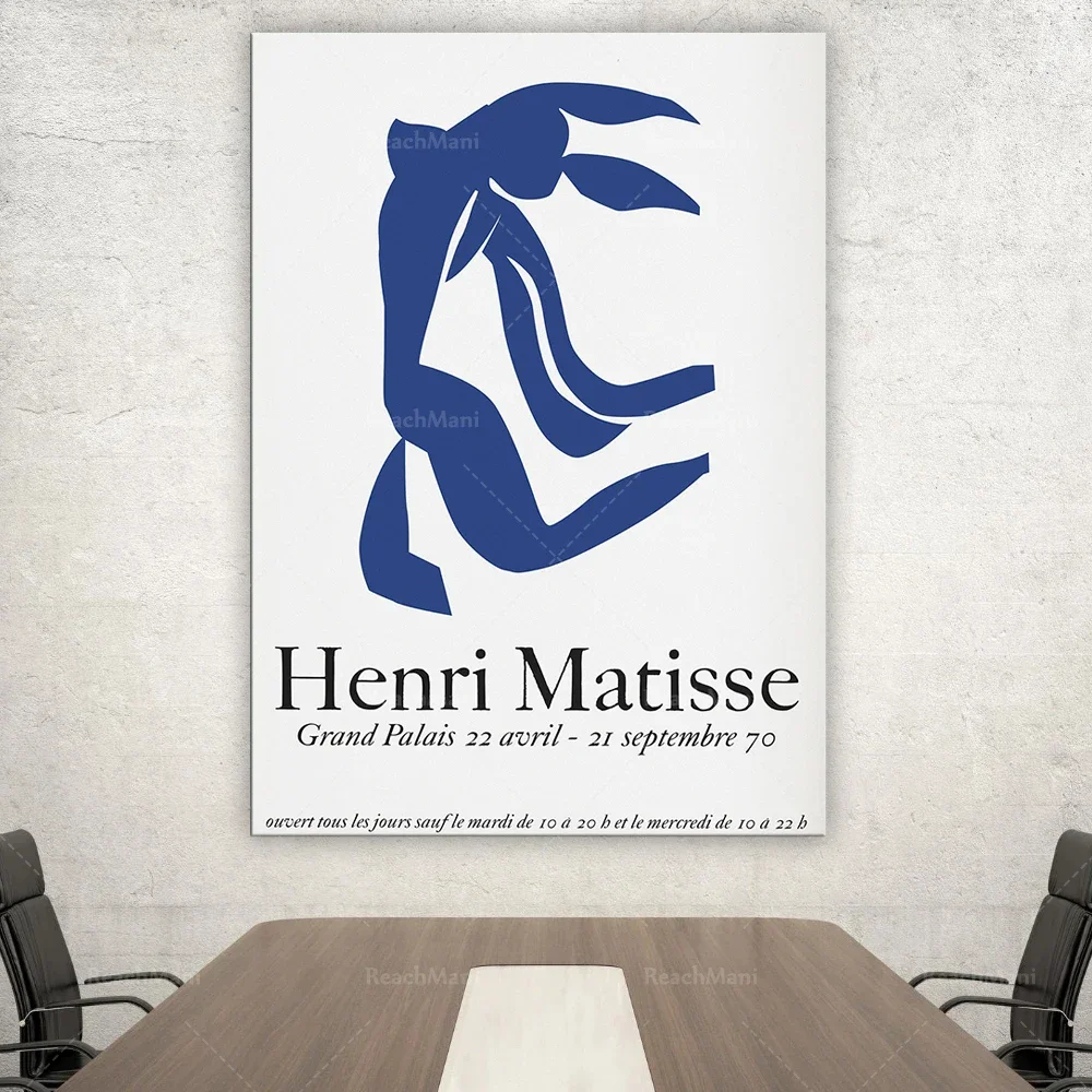Matisse exhibition poster, Matisse poster, Matisse Print, Matisse cut out print, Henri Matisse, Modern Art, Conterporary Art,