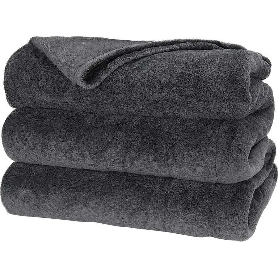 

Heated Blanket Microplush, 10 Heat Settings, Slate, King BSM9KKSR82516A00