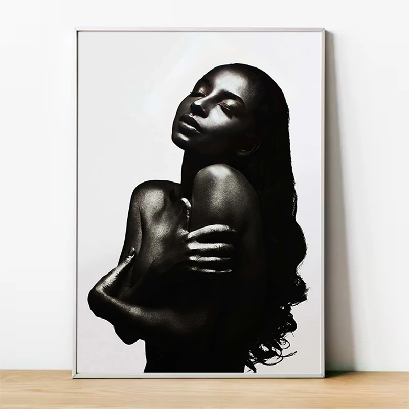 

Trendy Retro Sade Music Black And White Musician Prints Canvas Painting Poster Picture For Bar Living Room Home Decor