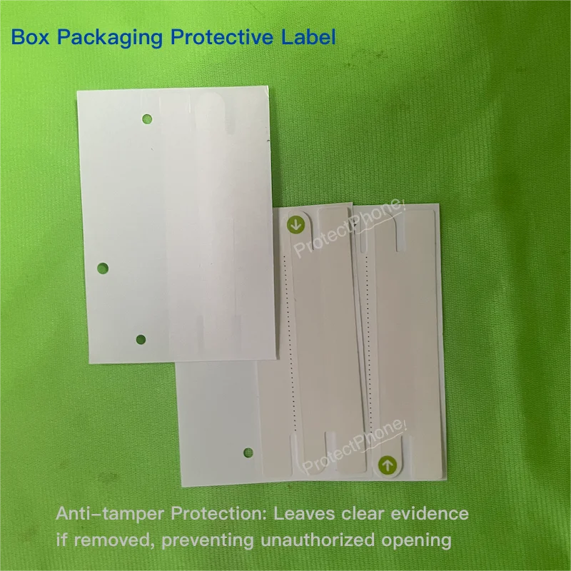 50Sets Blue UV Anti-Counterfeit Tamper Proof Seal Stickers Available for 13-17/16e/17e Pro Max Plus Air Mini Void Closure Labels - view 2