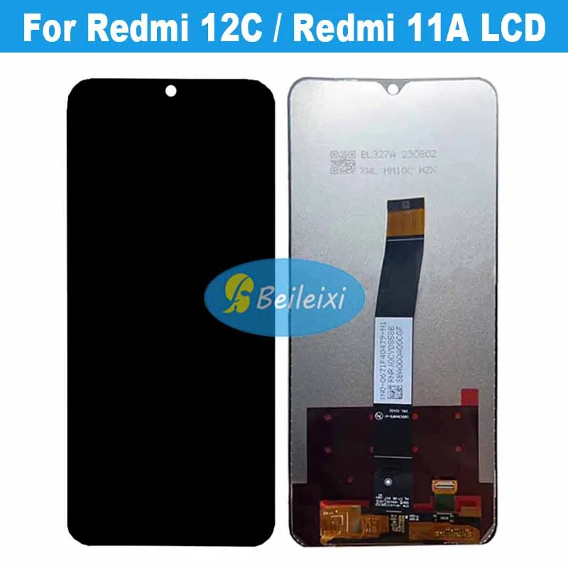 For Redmi 11A 22120RN86C LCD Display Touch Screen Digitizer Assembly For Redmi 12C 22120RN86I