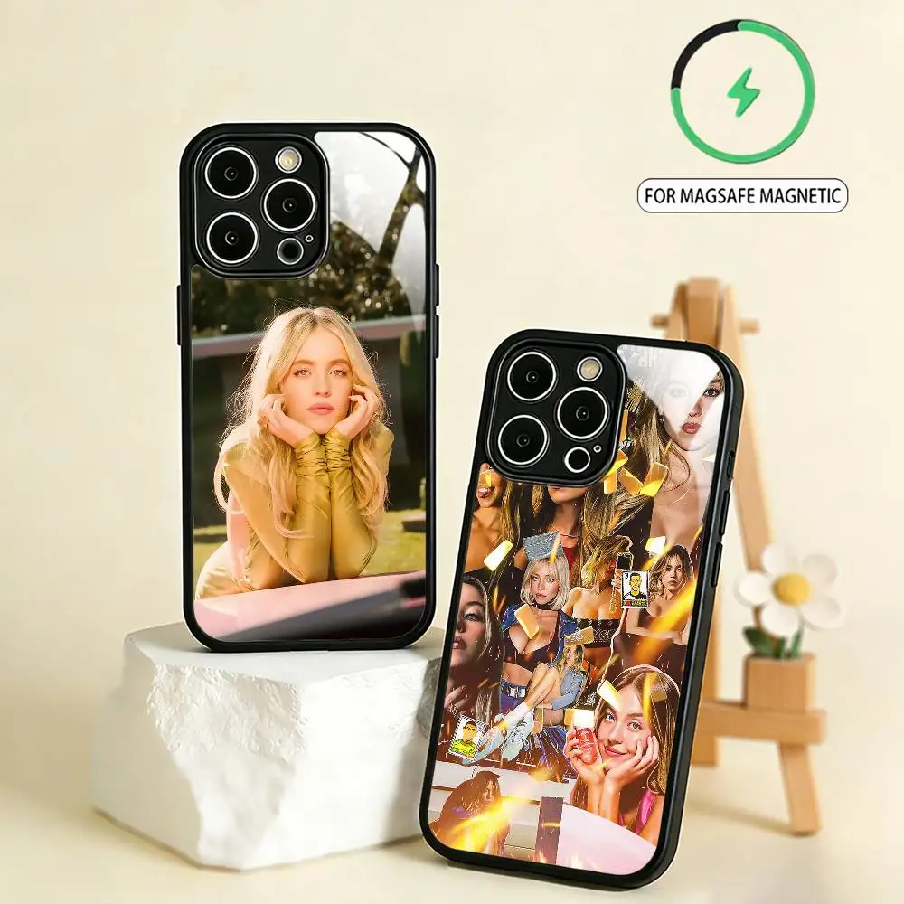 

Sweet S-Sydney Sweeney Phone Case For iPhone17,16,15,14,13,12,11 Plus,Pro Max Magnetic For Magsafe Wireless Charging