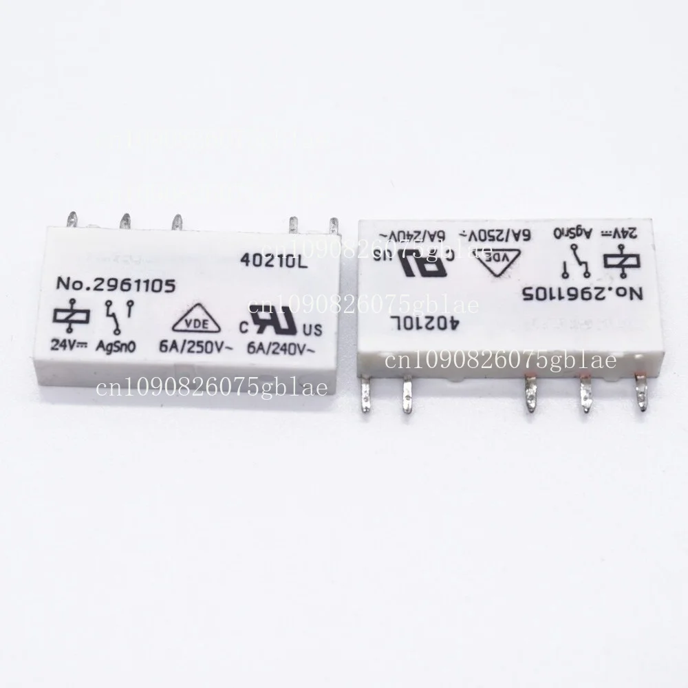NO.2961105 for Phoenix Contact Power Relay 6A 250VAC 24VDC 5 Pins 5PCS