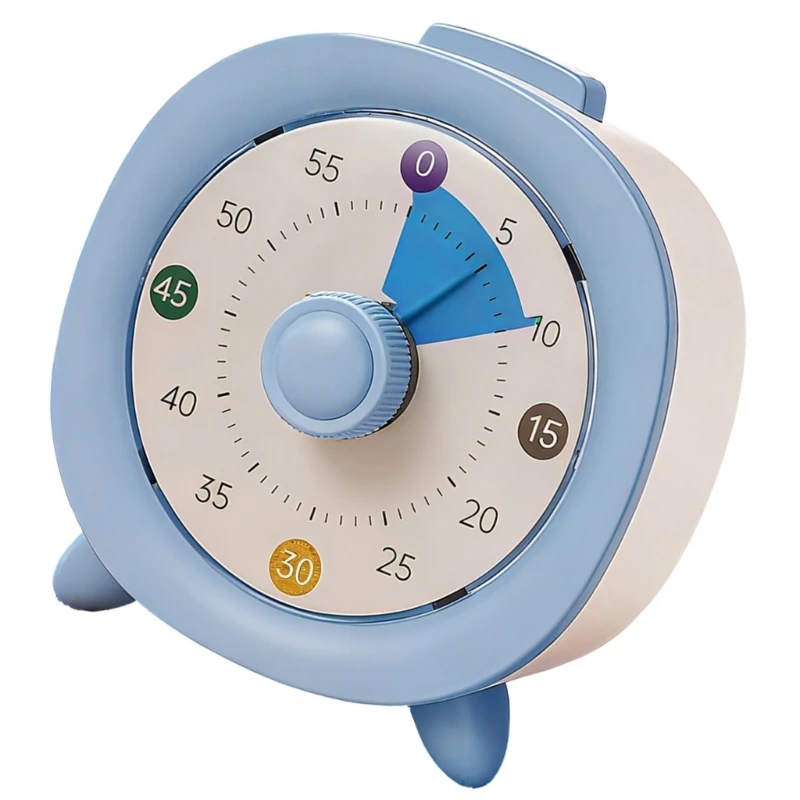  60 Minutes Visual Timer Quiet Operation Countdown Alarm Clock Kitchen Countdown Timer Time Management Tool