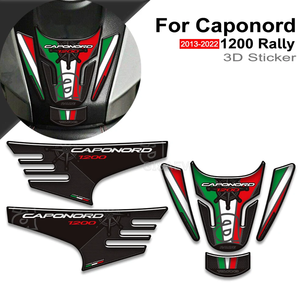 

Tank Pad Grips Gas Fuel Oil Kit Knee Protector Stickers For Aprilia Caponord 1200 Rally Motorcycle 2013 - 2021