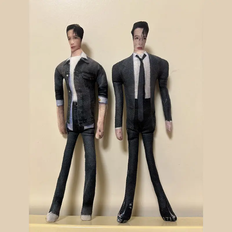 

JC-T Anime movable Stuffed Doll with Abstract Body Wire Skeleton Cosplay Halloween Dolls Prop Hand-made